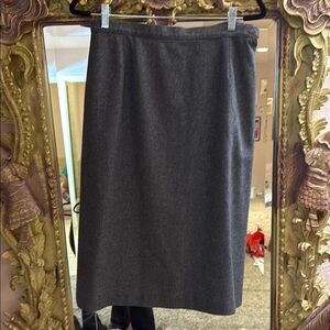 Pendleton gold label vintage Gray Midi Pencil Skirt for Work